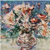 Image 2 : "Vita's Bouquet" Limited Edition Serigraph by Edna Hibel (1917-2014), Numbered a