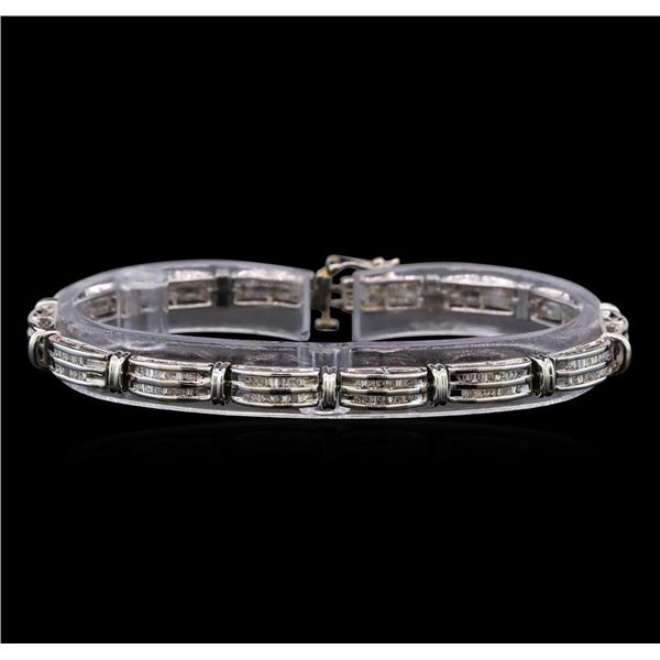 14KT White Gold 2.83 ctw Diamond Bracelet