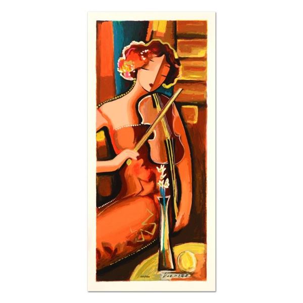 Michael Kerzner,  The Violinist  Limited Edition Serigraph, Numbered and Hand Si