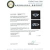 Image 5 : 14KT White Gold 0.59 ctw Tanzanite, Emerald and Diamond Ring