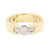 Image 2 : 0.26 ctw Diamond Ring - 14KT Yellow And White Gold