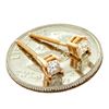 Image 3 : New 14K Rose Gold Princess Cut Solitaire Stud Earrings