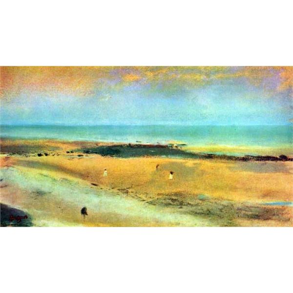 Edgar Degas - Beach At Low Tide #1