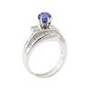 Image 4 : 2.42 ctw Sapphire and Diamond Ring - 14KT White Gold