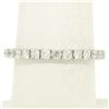 Image 4 : 18K White Gold 1.0 ctw F VS1 Round Brilliant Prong Set Diamond Eternity Band Rin