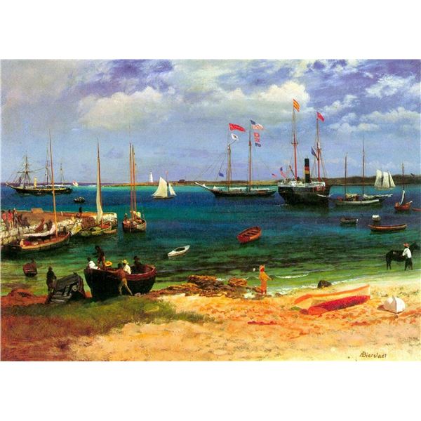 Nassau Port by Albert Bierstadt