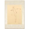 Image 1 : Edna Hibel (1917-2014), "Pirouette" Limited Edition Lithograph, Numbered and Han