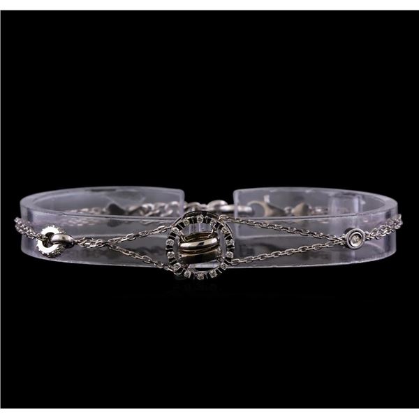 0.44 ctw Diamond Bracelet - 14KT White Gold