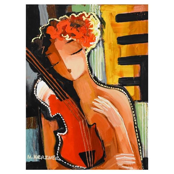 Michael Kerzner, Original Acrylic Painting on Canvas, Hand Signed with Letter of
