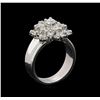 Image 4 : 14KT White Gold 1.55 ctw Diamond Ring