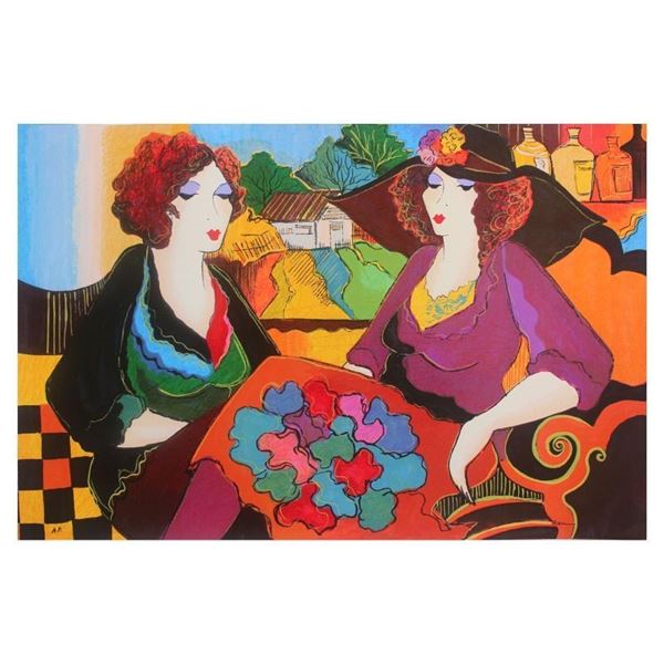 Patricia Govezensky,  Villa Saint Tropez  Hand Signed Limited Edition Serigraph