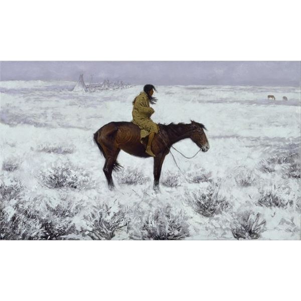 Frederic Sackrider Remington  - The Herd Boy