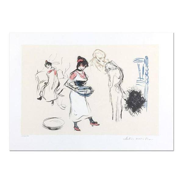 Pablo Picasso (1881-1973), "Etude de Personnages" Original Lithograph, Limited t