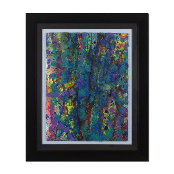 Wyland, "Pollack Coral Reef" Framed Original Watercolor Painting, Hand Signed wi