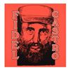 Image 1 : Steve Kaufman (1960-2010), "Fidel Castro" Limited Edition Hand Pulled Silkscreen