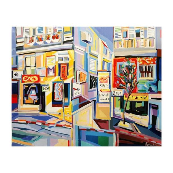 Natalie Rozenbaum,  Corner At Bugrashov  Limited Edition on Canvas, Numbered and