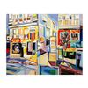 Image 1 : Natalie Rozenbaum, "Corner At Bugrashov" Limited Edition on Canvas, Numbered and