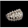 Image 1 : 14KT White Gold 2.22 ctw Diamond Ring