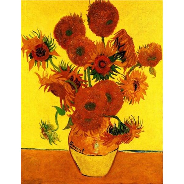 Van Gogh - Still Life Vase With Fifteen Sunflowers 3