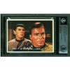 Image 1 : William Shatner Authentic Signed 1976 Star Trek #8 The Phaser Card BAS Slabbed