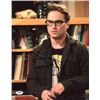 Image 1 : Johnny Galecki The Big Bang Theory Authentic Signed 11X14 Photo PSA/DNA