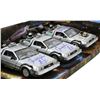 Image 1 : Christopher Lloyd Signed 1:24 Die Cast DeLorean Time Machine Trilogy Pack JSA