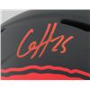 Image 2 : Clyde Edwards-Helaire Signed Chiefs Full-Size Eclipse Alternate Speed Helmet (Beckett COA)