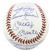 Image 2 : 500 HOME RUN CLUB (8) SIGNED OAL BASEBALL (MANTLE, BANKS, MATHEWS, JACKSON++) (BAS)