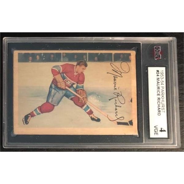 1953-54 PARKHURST #24 MAURICE RICHARD (KSA 4)