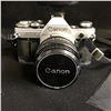 Image 2 : Canon AE-1 Manual Focus 35mm SLR Camera w/ Flash