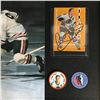 Image 2 : BOBBY HULL FRAMED HOCKEY DISPLAY (SIGNED CARD)