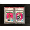 Image 1 : 1971 O-PEE-CHEE #1 POUL POPIEL (PSA 6) & #12 ANDRE BOUDRAIS (PSA 6.5)