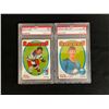 Image 1 : 1971 O-PEE-CHEE #40 BRAD PARK (PSA 7) & #49 ALLAN HAMILTON (PSA 6)