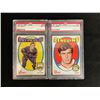 Image 1 : 1971 O-PEE-CHEE #76 BOB BERRY (PSA 5) & #77 SYL APPS (PSA 6)