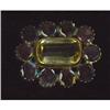 Image 1 : Georgian English Citrine & garnt  brooch  #1572080