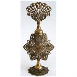 Ormolu Filigree Lace Perfume Bottle #1581881