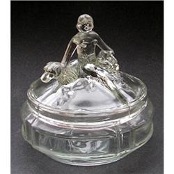 ANNETTE Transparent Glass Powder Jar #1582087