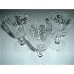 Elegant Cambridge Glass Wildflower Stems #1582098