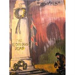 WW2 German POW Painting ENGLAND #1582106
