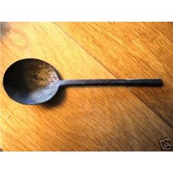 17th Century Petwer Spoon TUDOR ROSE MARKED #1582108