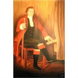 18th Century Oil Painting DOCTOR FEELING PULSE #1582109