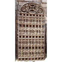 Pair of Wrought Iron Gates, No Welds #1582121