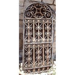 Pair of Wrought Iron Gates, No Welding #1582126
