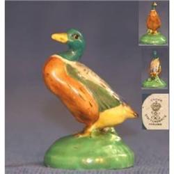 Crown Staffs. Miniature Hand Painted Duck #1582142