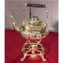 English Brass Tea Kettle - Circa 1860 #1582152