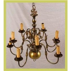 VintageChandelier Double Eagle Dragons Brass #1582195