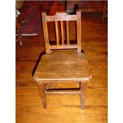 Antique French child's chair  #1582221