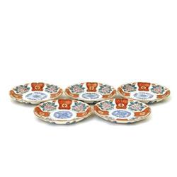 5 Old Japanese Imari Plate w Peony #1582222