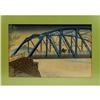 Image 1 : Japanese Woodblock Print Bridge Sg #1582225