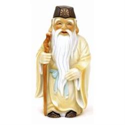 Old Japanese Kutani Imari Jurojin Figurine Sg #1582262